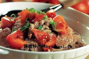 西红柿焖牛肉