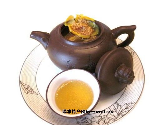 金花茶炖光坡鸡