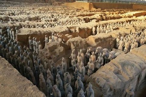 <西安-兵马俑-华山-乾陵-法门寺-明城墙4日游>西安进出