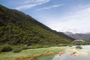 青岛去九寨沟旅游团西安九寨沟黄龙都江堰四飞6日游赠特色羌寨